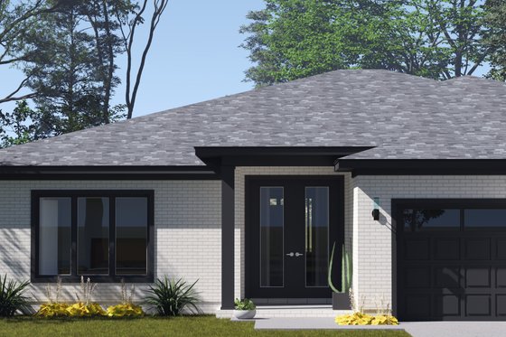 Exterior - Other Elevation for Modern House Plan #513-2410 - 4 bed, 3.5 bath