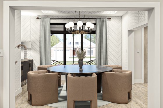 Interior - Dining Room 1 for Modern House Plan #455-643 - 3 bed, 2 bath