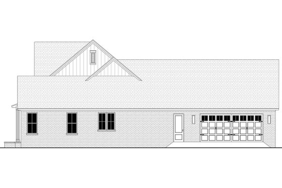 Exterior - Other Elevation 1 for Farmhouse House Plan #430-420 - 4 bed, 3.5 bath