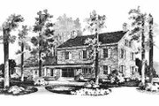 Colonial Style House Plan - 4 Beds 2.5 Baths 3044 Sq/Ft Plan #72-353 