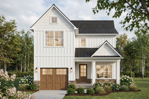 House Blueprint - Exterior - Front Elevation for Farmhouse House Plan #923-484 - 3 bed, 2.5 bath