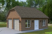 European Style House Plan - 0 Beds 0 Baths 840 Sq/Ft Plan #1060-328 