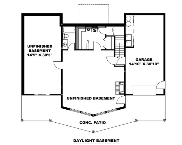 Dream House Plan - Farmhouse Floor Plan - Lower Floor Plan #117-951