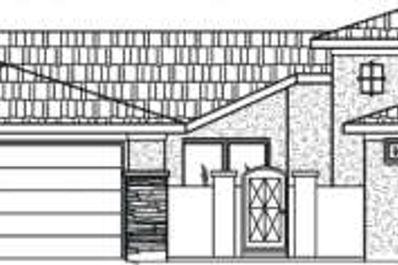 Adobe / Southwestern Style House Plan - 4 Beds 3 Baths 2810 Sq/Ft Plan #24-263