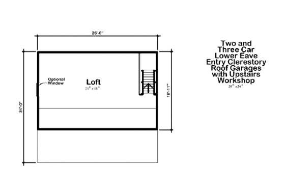 Floor Plan - Upper Floor for Contemporary House Plan #312-744, 0 bath