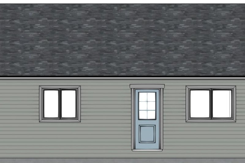 Dream House Plan - Exterior - Other Elevation for Colonial House Plan #126-231 - 3 bed, 2 bath