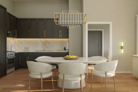 Interior - Kitchen 1 for Barndominium House Plan #1064-299 - 2 bed, 1 bath