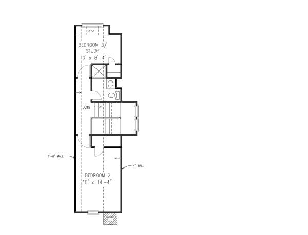 Home Plan - Bungalow Floor Plan - Upper Floor Plan #410-171