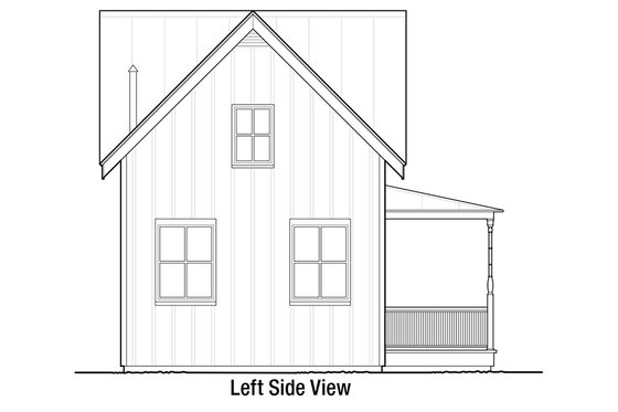 Exterior - Other Elevation for Cottage House Plan #915-11 - 1 bed, 1 bath