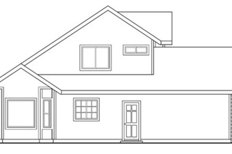 House Plan Design - Exterior - Other Elevation for Traditional House Plan #124-347 - 3 bed, 2.5 bath