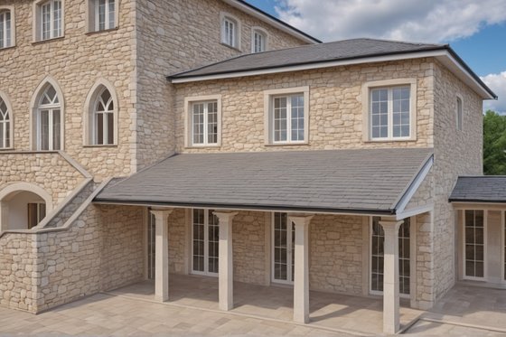 Exterior - Other Elevation for European House Plan #542-9 - 5 bed, 7.5 bath