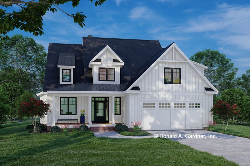 Home Plan - Farmhouse Exterior - Front Elevation Plan #929-1147