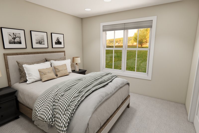 House Blueprint - Interior - Bedroom for Farmhouse House Plan #51-1354 - 3 bed, 2.5 bath