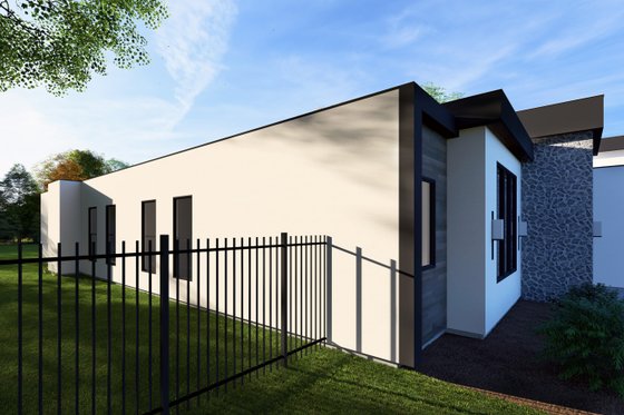 Exterior - Other Elevation for Contemporary House Plan #1111-23 - 4 bed, 3.5 bath