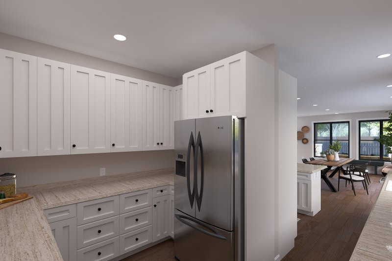 Architectural House Design - Interior - Kitchen for Barndominium House Plan #1060-378 - 4 bed, 3 bath