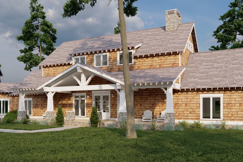 House Plan Design - Exterior - Front Elevation 4 for Craftsman House Plan #17-3419 - 3 bed, 3 bath