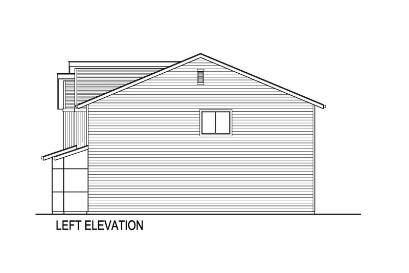 Dream House Plan - Exterior - Other Elevation for Contemporary House Plan #569-85 - 5 bed, 3 bath