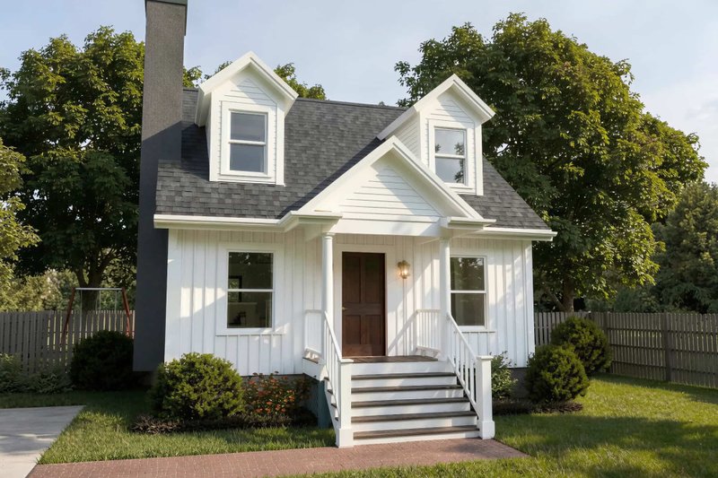 Dream House Plan - Farmhouse Exterior - Front Elevation Plan #79-332