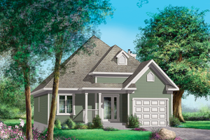 Traditional Exterior - Front Elevation Plan #25-4322