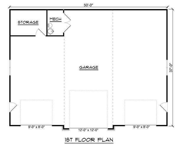 Contemporary Floor Plan - Main Floor Plan #1064-331