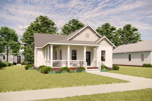House Plan Design - Exterior - Front Elevation for Craftsman House Plan #936-26 - 4 bed, 2 bath