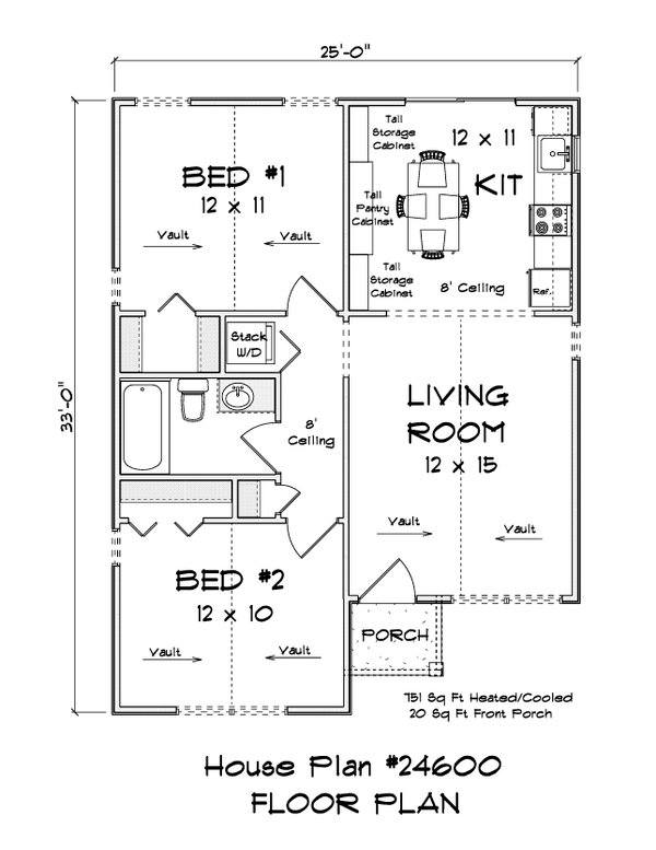 Cottage Floor Plan - Main Floor Plan #513-2393