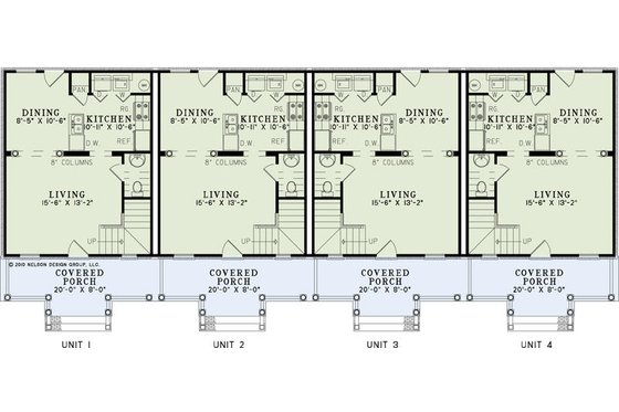 Floor Plan - Main Floor for Traditional House Plan #17-2457 - 2 bed, 1 bath