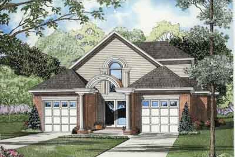 Traditional Style House Plan - 3 Beds 3 Baths 1964 Sq/Ft Plan #17-2085