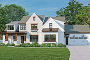 Traditional Style House Plan - 5 Beds 5.5 Baths 4639 Sq/Ft Plan #927-1024 