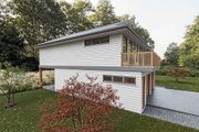 Country Style House Plan - 2 Beds 1 Baths 1271 Sq/Ft Plan #1101-47 Exterior 