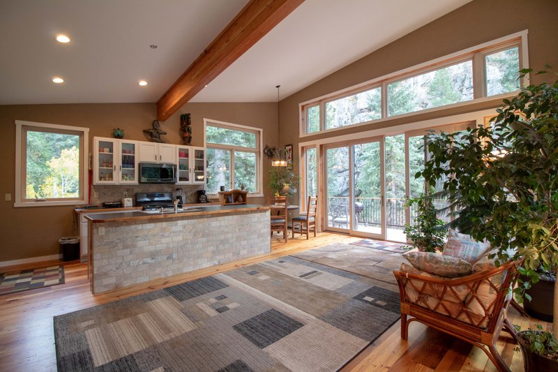 House Blueprint - Interior - Kitchen for Cabin House Plan #1042-24 - 2 bed, 2 bath