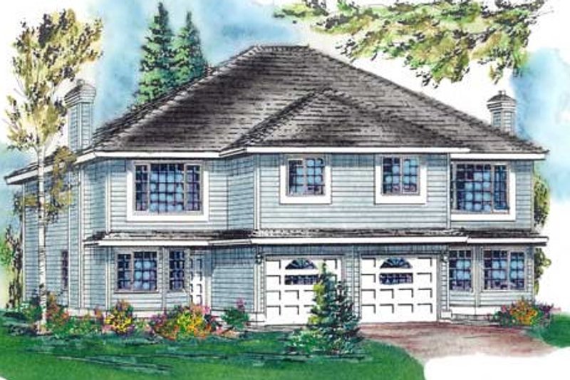 Dream House Plan - Traditional Exterior - Front Elevation Plan #18-250