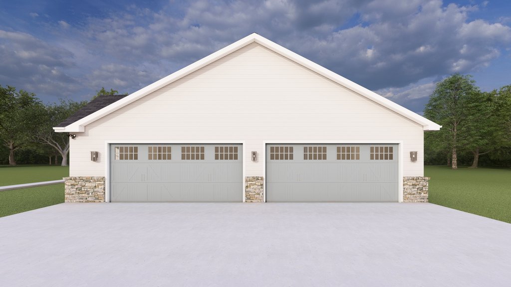 Exterior - Other Elevation 1 for Farmhouse House Plan #1127-21 - 4 bed, 3.5 bath