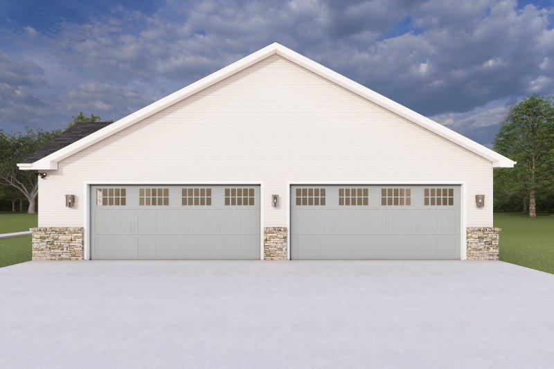 Dream House Plan - Exterior - Other Elevation 1 for Farmhouse House Plan #1127-21 - 4 bed, 3.5 bath