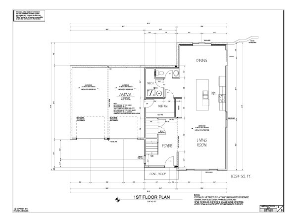 House Plan Design - Contemporary Floor Plan - Main Floor Plan #1075-4