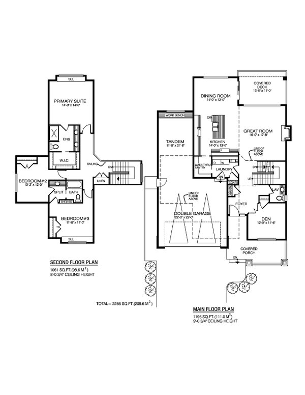 Architectural House Design - Floor Plan - Other Floor for Farmhouse House Plan #1100-107 - 3 bed, 3 bath