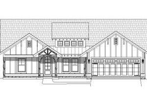 Exterior - Front Elevation 3 for Craftsman House Plan #932-275 - 3 bed, 2 bath