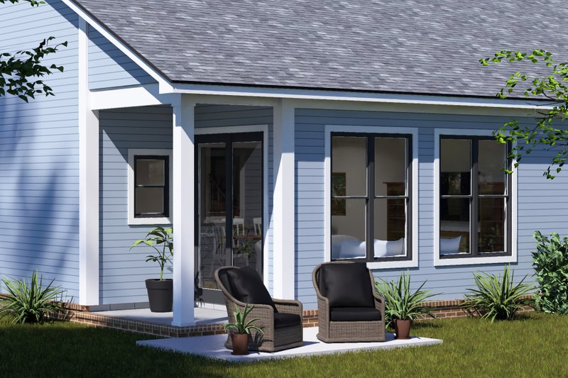 Architectural House Design - Exterior - Other Elevation 4 for Traditional House Plan #513-2458 - 3 bed, 2 bath