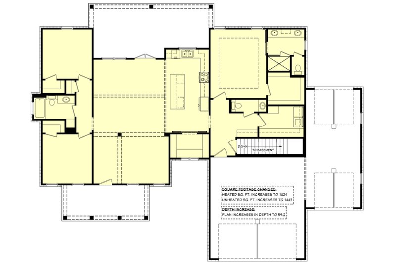 Dream House Plan - Floor Plan - Other Floor for Farmhouse House Plan #430-316 - 3 bed, 2.5 bath
