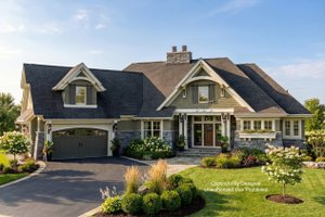 Craftsman Exterior - Front Elevation Plan #51-573