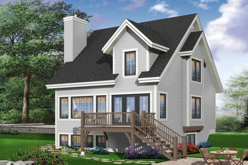 Traditional Style House Plan - 3 Beds 1.5 Baths 1531 Sq/Ft Plan #23-663 ...