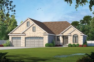 Traditional Exterior - Front Elevation Plan #20-2307