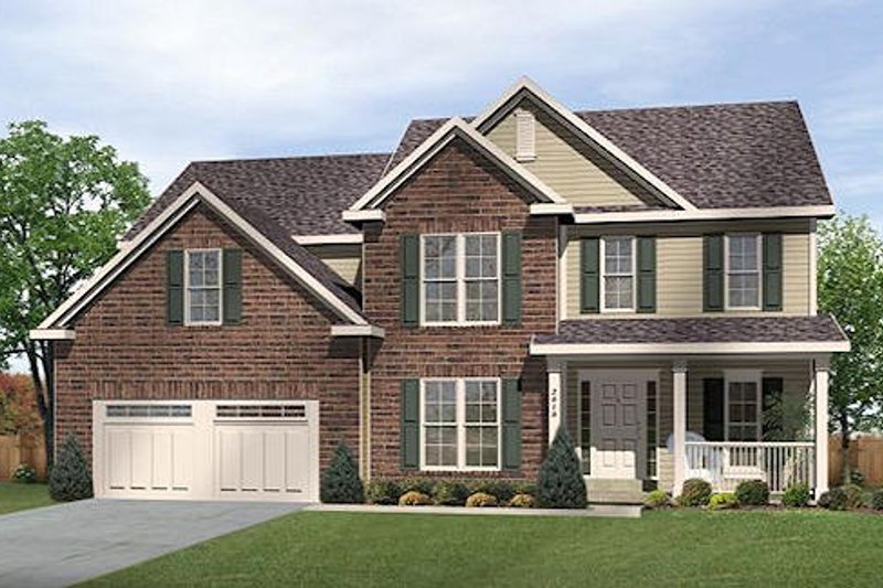 Traditional Style House Plan - 4 Beds 3.5 Baths 2779 Sq/Ft Plan #22-539