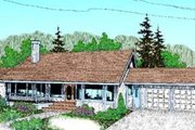 Ranch Style House Plan - 4 Beds 3 Baths 2458 Sq/Ft Plan #60-362 