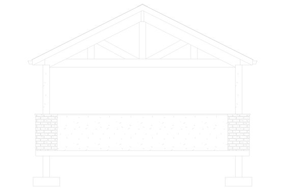 Exterior - Other Elevation for Country House Plan #1060-200, 0 bath