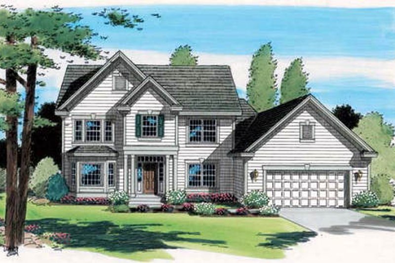 Country Style House Plan - 4 Beds 2.5 Baths 2613 Sq/Ft Plan #312-394