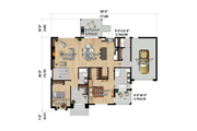 Farmhouse Style House Plan - 2 Beds 2 Baths 1587 Sq/Ft Plan #25-4993 