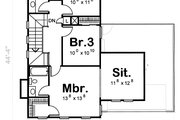 Craftsman Style House Plan - 3 Beds 2.5 Baths 1634 Sq/Ft Plan #20-1217 
