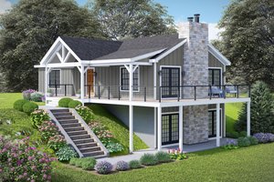 Dream House Plan - Exterior - Front Elevation for Country House Plan #932-1448 - 4 bed, 2 bath