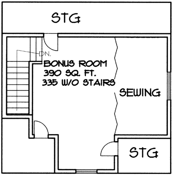 Traditional Floor Plan - Other Floor Plan #117-297